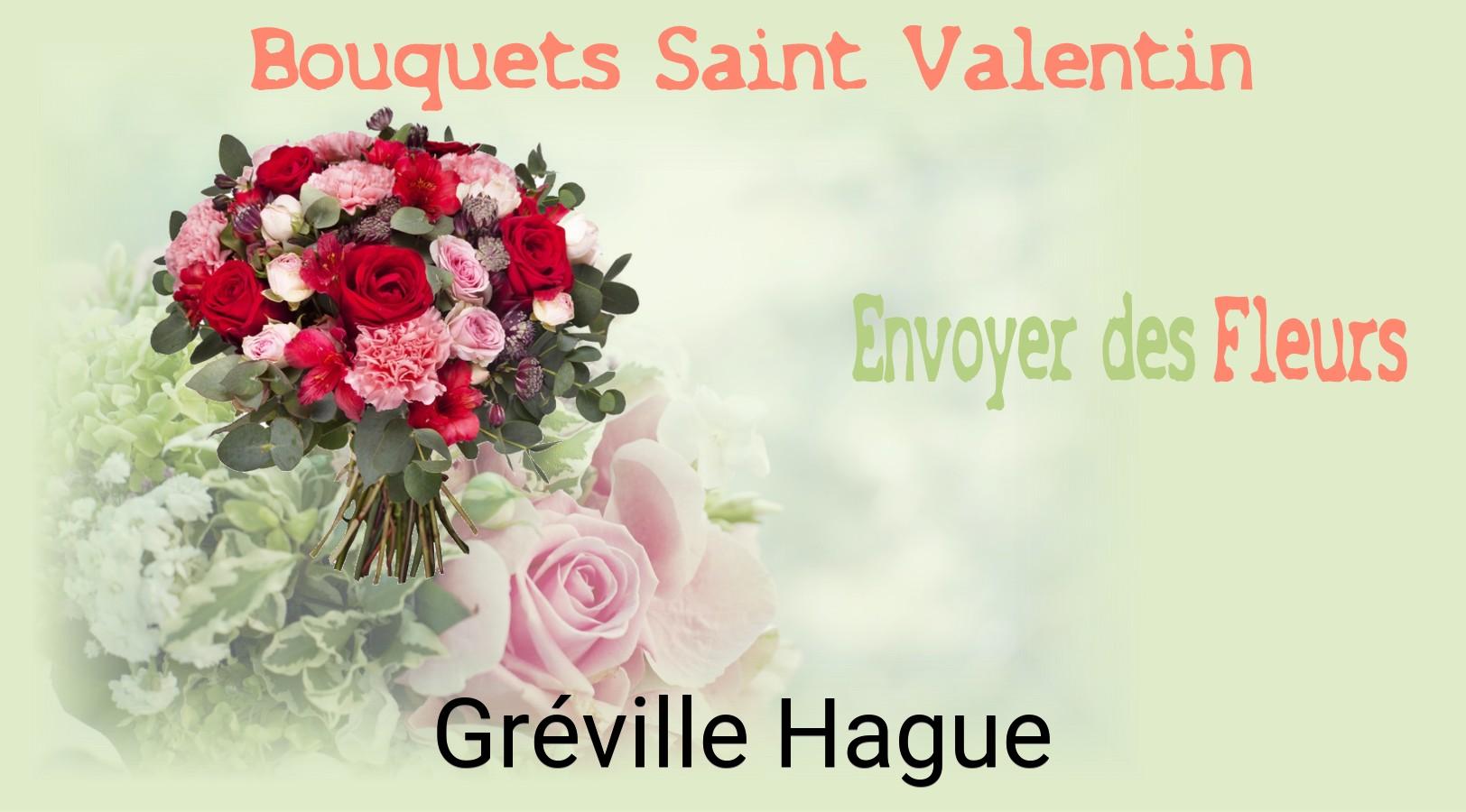 Roses de Saint-Valentin livrées à Gréville-Hague